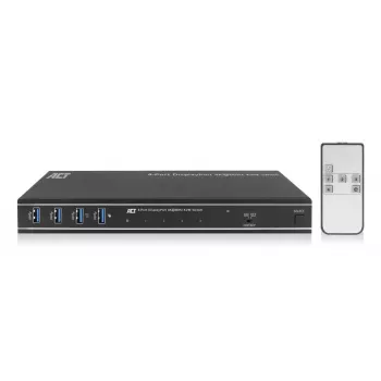 ACT 4-poorts DisplayPort 4K@60Hz KVM-switch