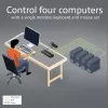 ACT 4-poorts DisplayPort 4K@60Hz KVM-switch