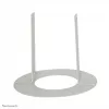 Neomounts FPMA-CRW5 plafondafdekking - doorsn. 52 mm, wit, staal, plafond, FPMA-C100, FPMA-C100SILVER, 2 mm, 5,2 cm