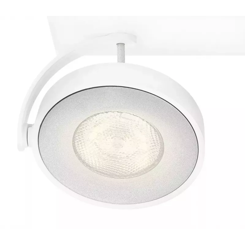 Opbouw-LED-spot Signify Philips Dimmable Clockwork 6,5W, 500 lm, 2700 K, IP20, wit