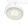 Philips WarmGlow LED Clockwork plafond-/wandlamp 4x LED, 18 W totaal, 2700 K, 2000 lm, dimbaar, IP20, wit