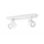 Opbouwlamp Philips myLiving 5309231P0, GU10 LED 7 W, 2700 K, 255 lm, 2-lichts, dimbaar, wit