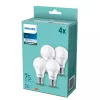 Philips LED-lamp E27 4-pack, 75 W equivalent, 4000 K