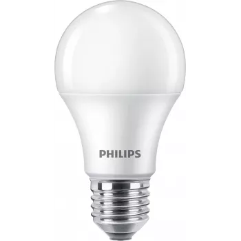 Philips LED-lamp E27 4-pack, 10 W (75 W equivalent), 2700 K
