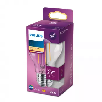 Philips LED-lamp warmwit 2700 K 2,2 W E27 E