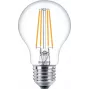 Philips Filament Bulb Clear 60W A60 E27 x3, 7 W, 60 W, E27, 806 lm, 15000 h, warmwit