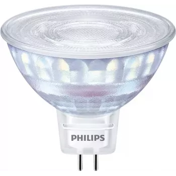 Spotlamp Philips MR16 GU5.3 7W (gelijk aan 50W), 621 lm, 2200K warmwit, 36° stralingshoek, CRI 80, 15000 h