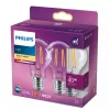 Philips filamentlamp helder 40W A60 E27 2-pack, 4,3 W, 40 W, E27, 470 lm, 15000 h, warmwit
