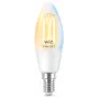 Slimme lamp WiZ filamentkaars helder 4,9 W C35 E14 Wi-Fi wit