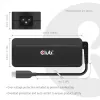 USB-C laptopoplader CLUB 3D 140W, netstroom, universele compatibiliteit, 1 m kabel, zwart