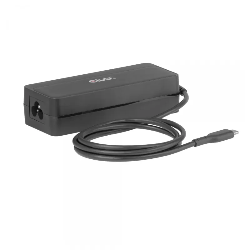 USB-C laptopoplader CLUB 3D 140W, netstroom, universele compatibiliteit, 1 m kabel, zwart