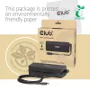 USB-C laptopoplader CLUB 3D 140W, netstroom, universele compatibiliteit, 1 m kabel, zwart