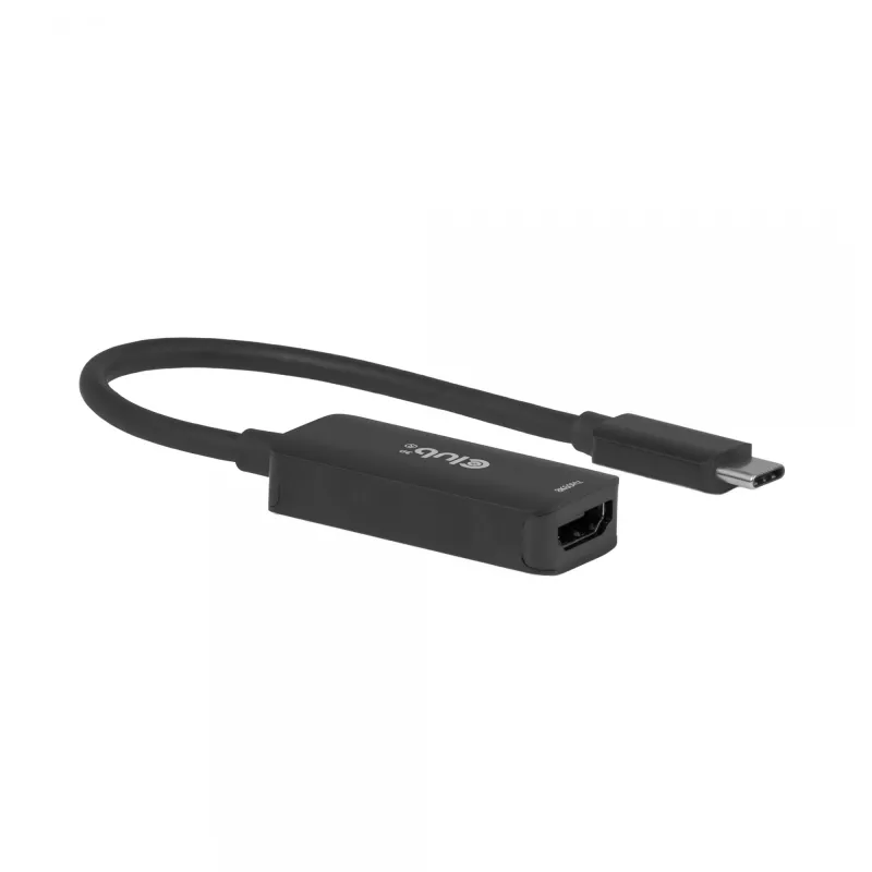 USB-C naar HDMI 2.1 adapter Club 3D CAC-2505 — 8K@60Hz, USB Type-C naar HDMI + USB, 0,12 m