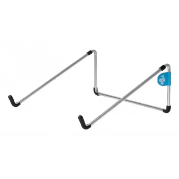R-Go Tools R-Go Steel Basic laptopstandaard, zilver, zilver, staal, 25,4 cm (10 inch), 55,9 cm (22 inch), 5 kg, 0 - 110 mm