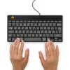 R-Go Tools ergonomisch toetsenbord R-Go Compact Break, compact toetsenbord met pauzesoftware, QWERTY (UK), bekabeld, zwart
