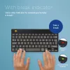 Ergonomisch toetsenbord R-Go Tools R-Go Compact Break, compact toetsenbord met pauzesoftware, AZERTY (FR), Bluetooth, zwart