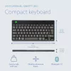 R-Go Tools ergonomisch toetsenbord R-Go Compact Break, compact toetsenbord met Break-software, QWERTY (NORDIC), Bluetooth, zwart