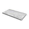 R-Go Tools ergonomisch toetsenbord R-Go Compact Break, compact toetsenbord met pauzesoftware, QWERTY (NORDIC), Bluetooth, wit