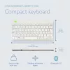 R-Go Tools ergonomisch toetsenbord R-Go Compact Break, compact toetsenbord met pauzesoftware, QWERTY (NORDIC), Bluetooth, wit