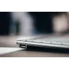BakkerElkhuizen UltraBoard 950 BE Azerty, mini, bekabeld, USB, schaartoetsenbordschakelaar, AZERTY, lichtgrijs, wit
