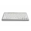 BakkerElkhuizen UltraBoard 950 Wireless US Qwerty, mini, draadloos, Bluetooth, schaarschakelaar, QWERTY, lichtgrijs, wit