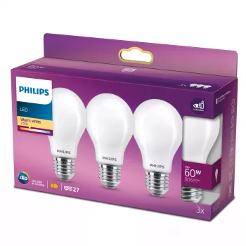 Philips LED-lamp warmwit 2700 K 7 W E27 E