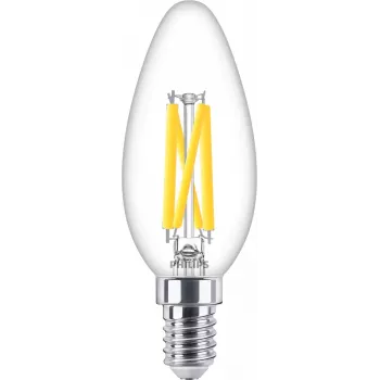 Philips filamentlamp kaars helder 60W B35 E14, 5,9 W, 60 W, E14, 806 lm, 15000 h, warme gloed