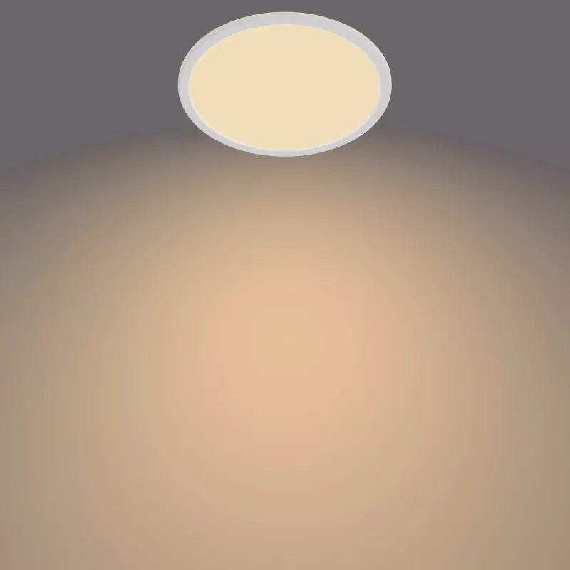 Plafondlamp Philips Functional Super slim 15 W wit rond badkamer