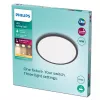 Philips Functional plafondlamp 18W 2700K 1500 lm dimbare opbouw-LED zwart