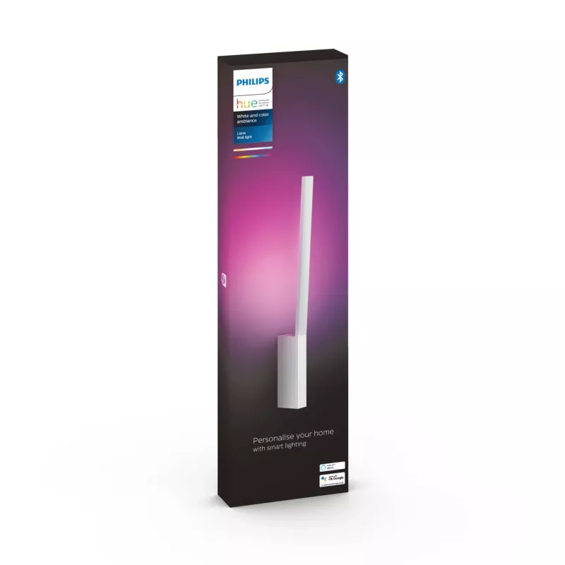 Slimme wandlamp Philips Hue White and colour ambience Liane Bluetooth