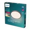 Plafondlamp Philips Functional Ozziet 18 W LED, rond, zwart, vast ingebouwde lichtbron, 220–240 V