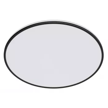 Plafondlamp Philips Ozziet 36 W LED, rond 500×55 mm, zwart, niet-vervangbare LED-module