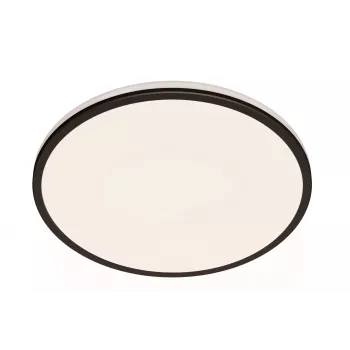Plafondlamp Philips Ozziet 36 W LED, rond 500×55 mm, zwart, niet-vervangbare LED-module