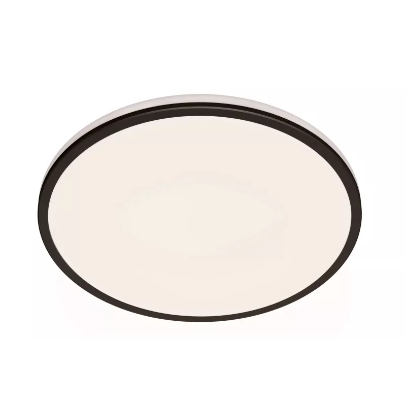 Plafondlamp Philips Ozziet 36 W LED, rond 500×55 mm, zwart, niet-vervangbare LED-module