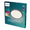 Plafondlamp Philips Ozziet 36 W LED, rond 500×55 mm, zwart, niet-vervangbare LED-module