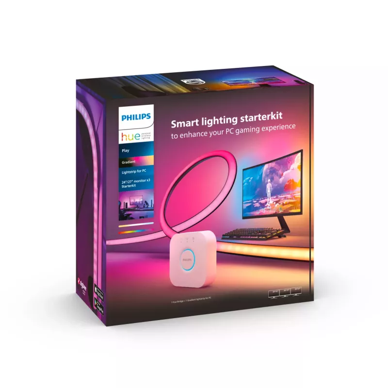 Slimme strip Light Philips Play Gradient Lightstrip voor pc bluetooth Zigbee
