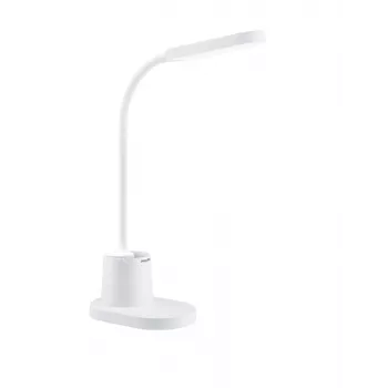 Philips Functional Bucket tafellamp, wit, kunststof, slaapkamer, woonkamer, kantoor, hedendaags, IP20, III