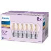 Philips Filament Bulb Frosted 60W A60 E27 x6, 7 W, 60 W, E27, 806 lm, 15000 h, warmwit