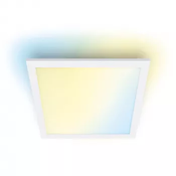 Slimme plafondlamp Signify WiZ Panel Ceiling 12 W vierkant, 12 W, Wi‑Fi, 300×300×42 mm, wit