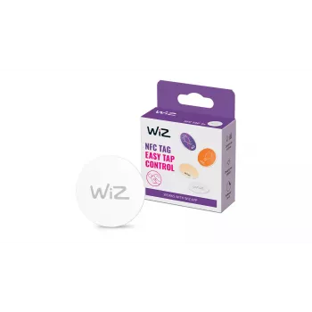 WiZ NFC Tag 4 stuks, draadloos, NFC, wit, IP20, kunststof, niet vereist