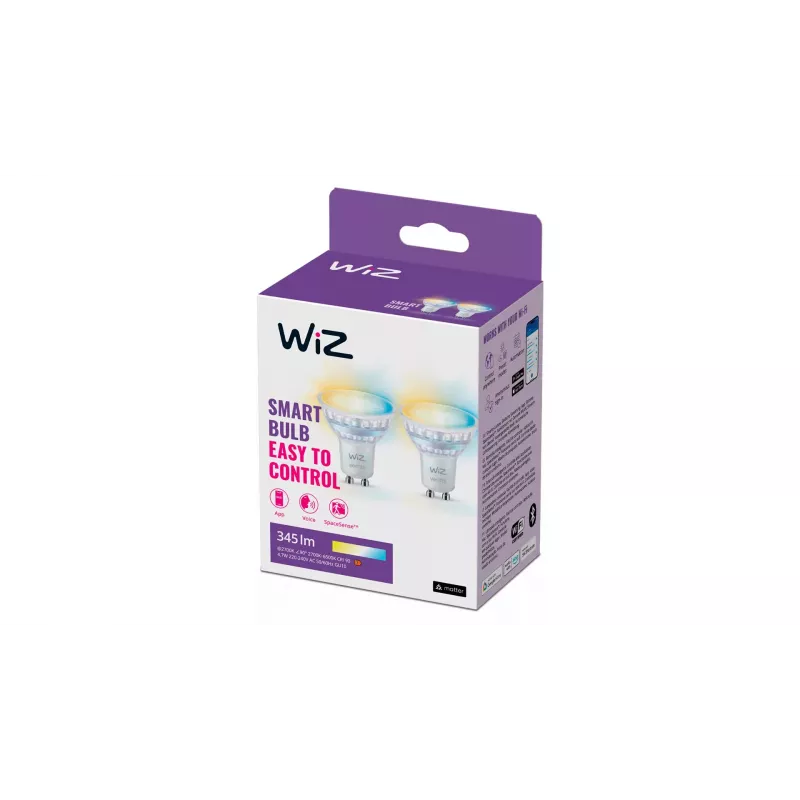 Slimme lamp WiZ Spot 50 W PAR16 GU10 Wi-Fi Bluetooth GU10
