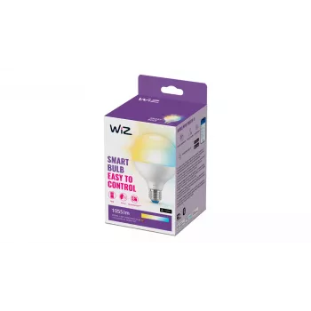 WiZ Globe 75W G95 E27, slimme lamp, Wi-Fi/Bluetooth, wit, Wi-Fi 4 (802.11n), 802.11b, 802.11g, LED, E27