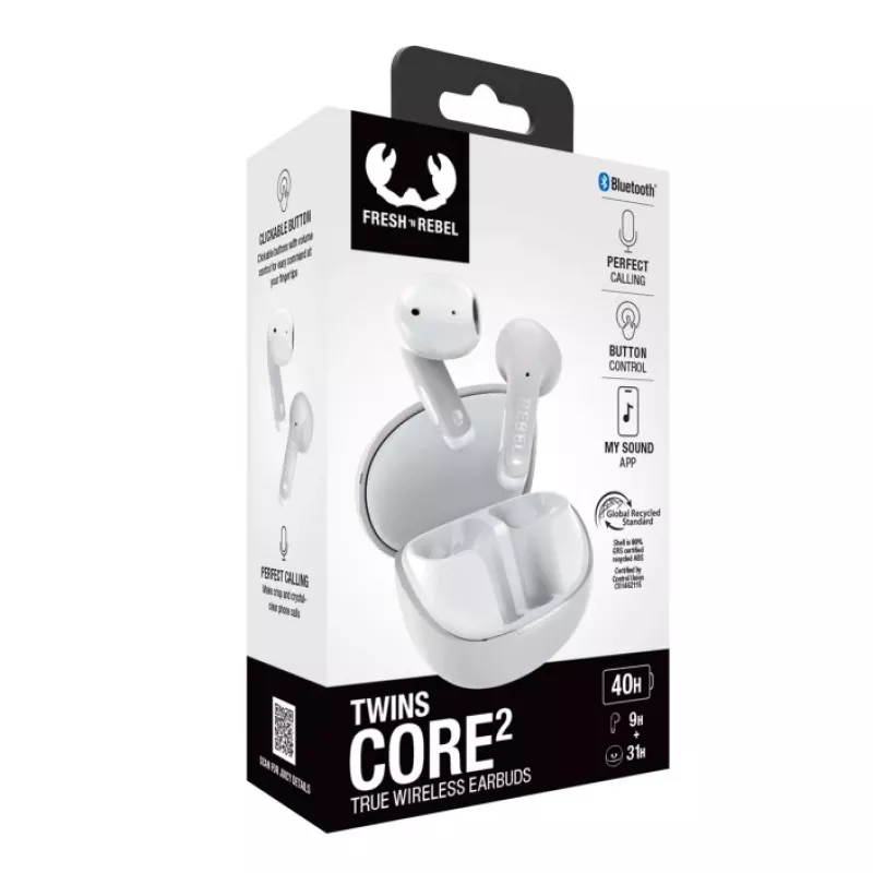 Hama Twins Core 2 headset True Wireless Stereo (TWS) in-ear telefonie/muziek USB Type-C Bluetooth grijs