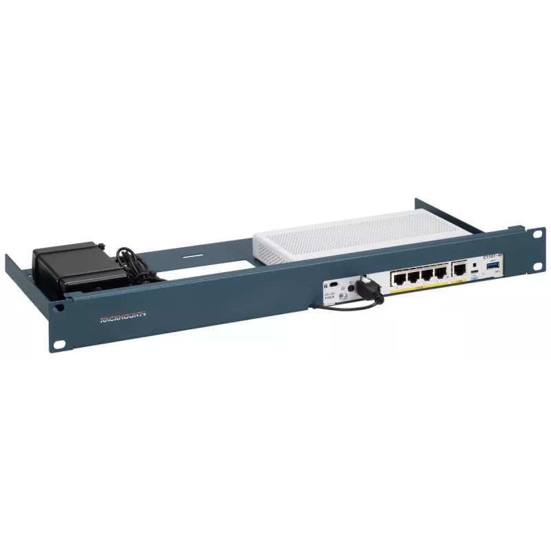 Montagebeugel Rackmount.IT RM-CI-T21 1U blauw 483mm 216mm 44mm