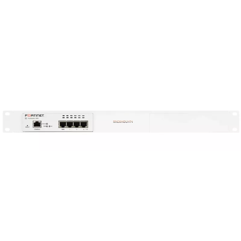 Rackmount IT 1U rackmount voor FortiGate 30G-serie RM-FR-T28 — 1U, frontrailkit