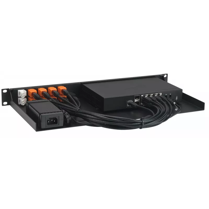 Rackmount IT rackmountkit voor SonicWall TZ570W RM-SW-T12 1U – compatibele 1U-rackmontage