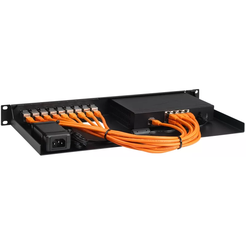 Rackmount IT rackbeugel voor SonicWall TZ270W TZ370W TZ470W (model RM-SW-T11I) afgeschermd
