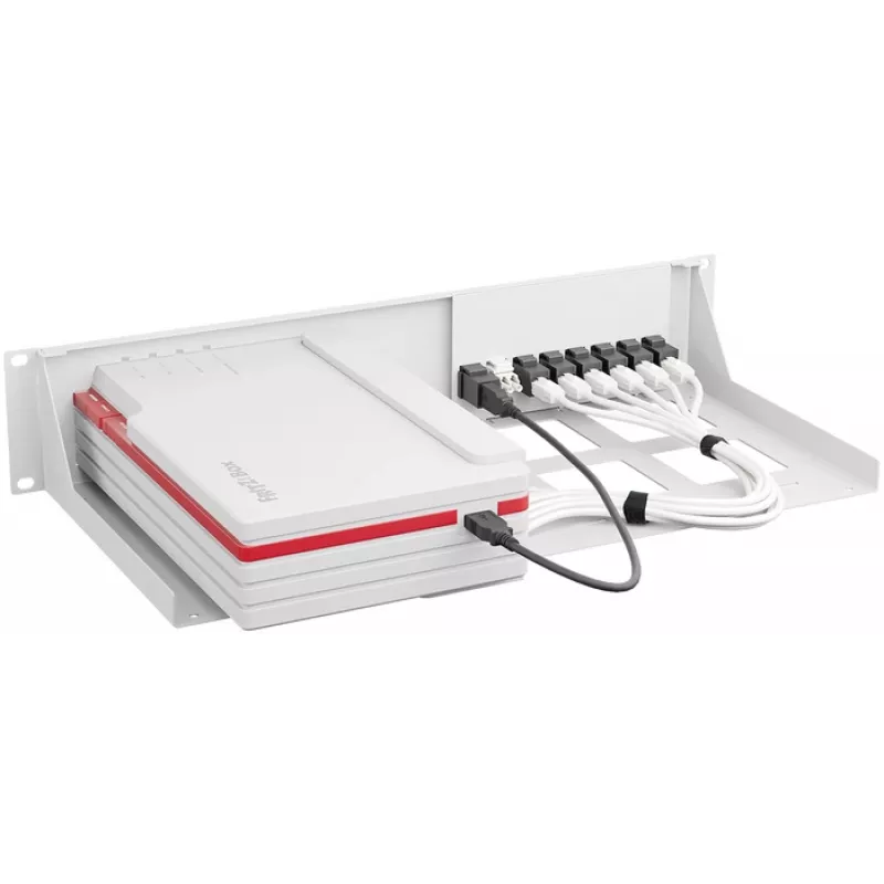 Montagebeugel Rackmount.IT RM-FB-T8 – rackaccessoire, wit, 2U rackmontage