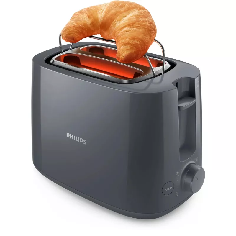 Philips Daily Collection HD2581/10 Broodrooster 8 2 sneetjes 900 W grijs