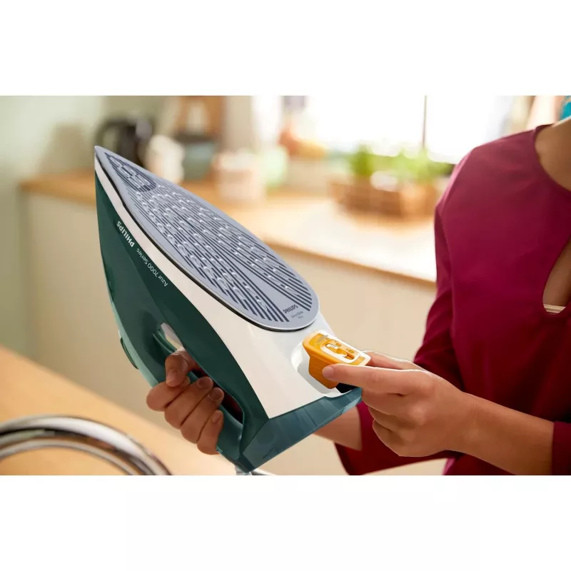 Philips 7000 serie DST7031/70 Strijkijzer stoomstrijkijzer SteamGlide Plus-strijkzool 2800 W groen, mintkleur